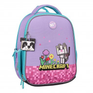 Рюкзак шкільний каркасний Yes Minecraft Pinky
