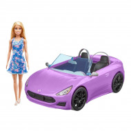 Набір Barbie Бузковий кабріолет мрії з лялькою