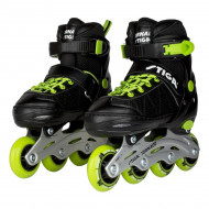Ролікові ковзани Stiga Tornado Inlines Black Lime Green, р. 30-34