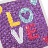 Алмазна картина-мозаїка Grafix Love 15х15 см
