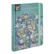 Книга-розмальовка Grafix Flowers 50 с