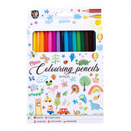 Набір кольорових олівців Grafix Colouring pensils 18 шт