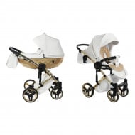 Універсальна коляска 2 в 1 Junama Mirror Satin 06 White/Gold 