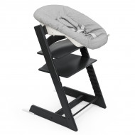 Набір Stokke Стільчик Tripp Trapp і крісло для новонароджених Newborn Black