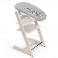 Набір Stokke Стільчик Tripp Trapp і крісло для новонароджених Newborn Whitewash
