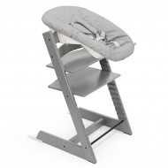 Набір Stokke Стільчик Tripp Trapp і крісло для новонароджених Newborn Storm Grey