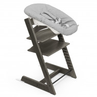 Набір Stokke Стільчик Tripp Trapp і крісло для новонароджених Newborn Hazy Grey