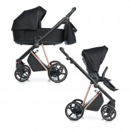 Універсальна коляска 2 в 1 Roan Ivi Eco Black Rose Gold