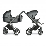 Коляска 2 в 1 Roan Bass Next Perl Dark Grey