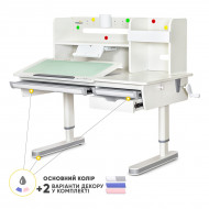 Стіл Mealux Montreal 2 WG Multicolor c полицею