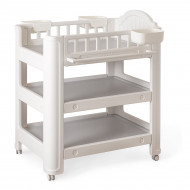 Сповивальний столик Mealux Betty Grey White KD-E052