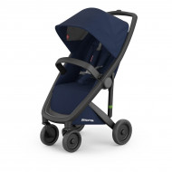 Прогулянкова коляска Greentom Classic Blue Black