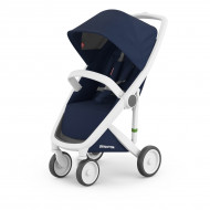 Прогулянкова коляска Greentom Classic Blue White