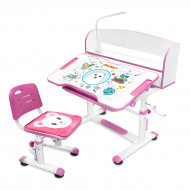 Комплект Evo-kids BD-10 Парта Стілець Pink