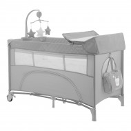 Ліжечко-манеж Kikka boo Nighty Night Level 2 Grey