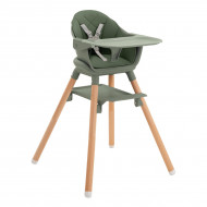Стільчик для годування 2 в 1 Kikka boo Woody Army Green