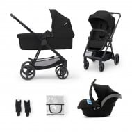 Універсальна коляска 3 в 1 Kinderkraft Newly Classic Black
