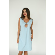 Нічна сорочка для годування Мамин Дом Simple Blue