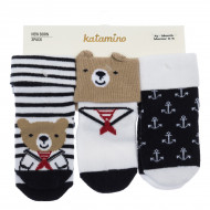 Набір шкарпеток Katamino Sailor Bear 3 шт
