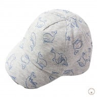 Кепка BluKids Bio Cotton Whale Light Grey Melange