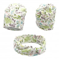 Комплект Elf-kids Шапка Снуд Spring nature, р. 48
