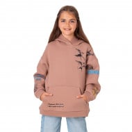 Худі утеплений Mevis Flowering Ukraine brown
