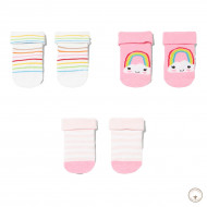 Набір шкарпеток BluKids Organic Cotton Rainbow Mood 3 шт