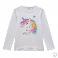 Джемпер BluKids Bio Cotton Makes me happy, р. 140