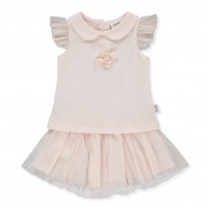Комплект Bebetto Футболка Спідниця Little fairy pink, р. 86