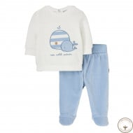 Комплект велюровий BluKids Bio Cotton Джемпер и штани 6237709