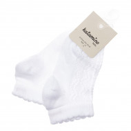 Шкарпетки ажурні Katamino k23011 White, р. 30-32