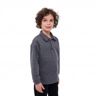 Лонгслів-поло Smil 116689 Grey