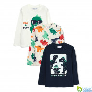 Комплект лонгслів Blukids Better Cotton 6487314, 3 шт