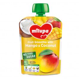 Фруктове пюре Milupa Яблуко, банан, манго, кокос 80 г