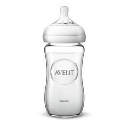 Пляшка Philips Avent Natural скляна 240 мл