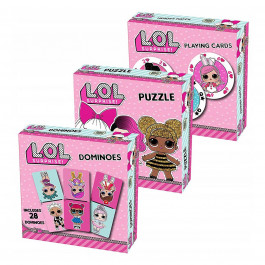Набір настільных ігор Spin Master L.O.L. Surprise Jumbo Card Game, Dominos, головоломка