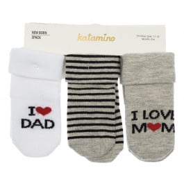 Набір шкарпеток Katamino Be In Love 3 шт, р. 15-18