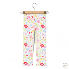 Легінси BluKids Bio Cotton Flower Meadow Bright White, р. 134