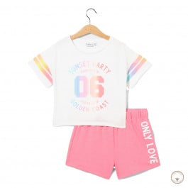 Комплект BluKids Bio Cotton Футболка Шорти Sunset Party, р. 146