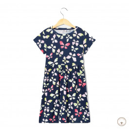 Сукня BluKids Bio Cotton Butterflies Medieval Blue, р. 104