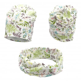 Комплект Elf-kids Шапка Снуд Spring nature, р. 52