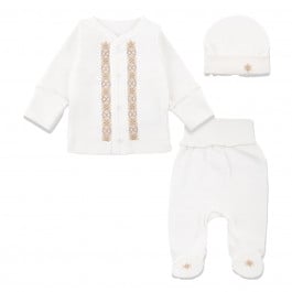 Комплект Flamіngo Льоля Поазунки Шапочка Vyshyvanka beige, р. 50