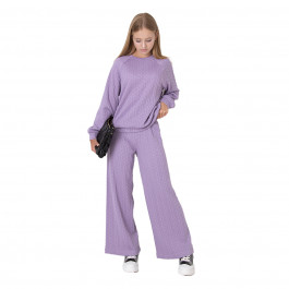 Комплект Mevis Світшот Штани Violet Beautiful, р. 146