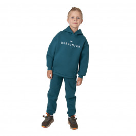 Спортивний костюм утеплений Mevis I'm Ukrainian green, р. 128