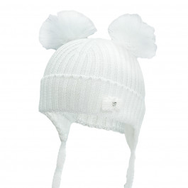 Шапка Elf-kids Festive bows milk, р. 40