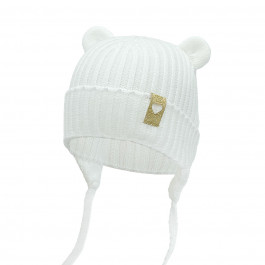 Шапка Elf-kids Golden heart white, р. 44