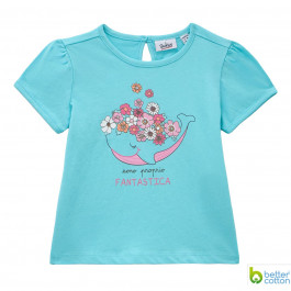 Футболка BluKids Bio Cotton Fantastica Light Blue, р. 86