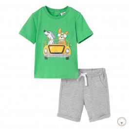 Комплект BluKids Bio Cotton Футболка Шорти Fun trip, р. 80