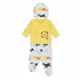 Комплект Bebetto Льоля Повзунки Шапочка Cute Wild, р. 56