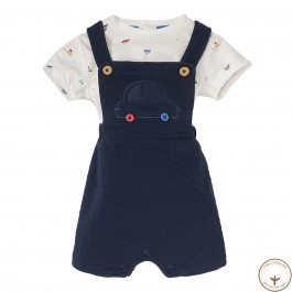 Комплект BluKids Bio Cotton Футболка Напівкомбінезон 6237930, р. 62